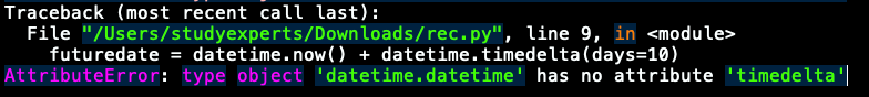 type-object-datetime-datetime-has-no-attribute-timedelta-study