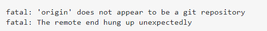 Fatal: Origin Does Not Appear To Be A Git Repository - Study Experts